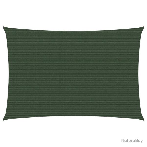 Voile toile d'ombrage parasol 160 g/m PEHD 2,5 x 4 m vert fonc 02_0009409