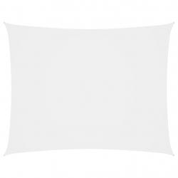 Voile toile d'ombrage parasol tissu oxford rectangulaire 6 x 7 m blanc 02_0009735