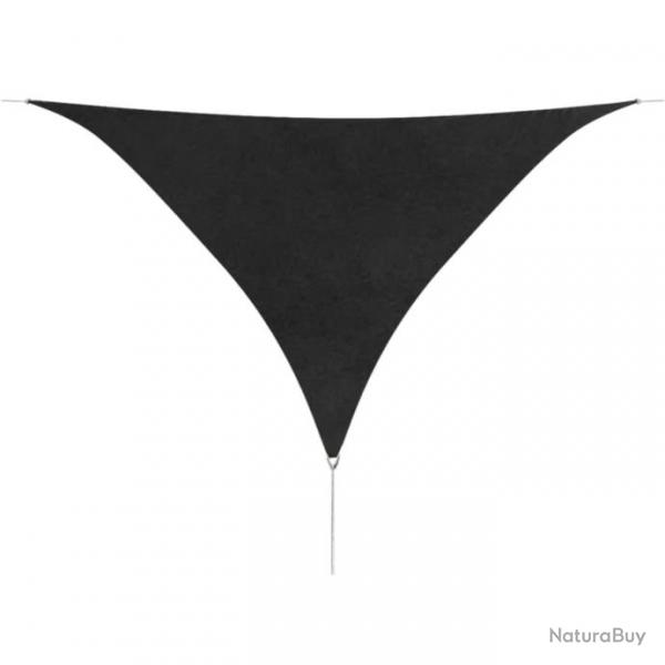 Voile toile d'ombrage parasol en tissu oxford triangulaire 3,6 x 3,6 x 3,6 m anthracite 02_0008670
