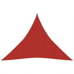 Voile toile d'ombrage parasol 160 g/m² PEHD 4,5 x 4,5 x 4,5 m rouge 02_0009275