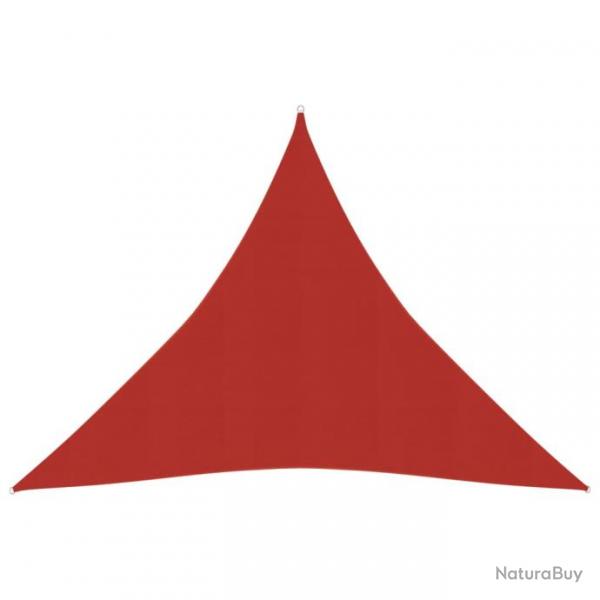 Voile toile d'ombrage parasol 160 g/m PEHD 4,5 x 4,5 x 4,5 m rouge 02_0009275