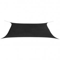 Voile d'ombrage parasol en tissu oxford rectangulaire 4 x 6 m anthracite 02_0008665
