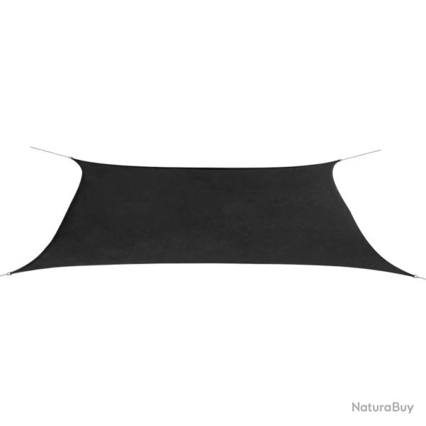 Voile d'ombrage parasol en tissu oxford rectangulaire 4 x 6 m anthracite 02_0008665