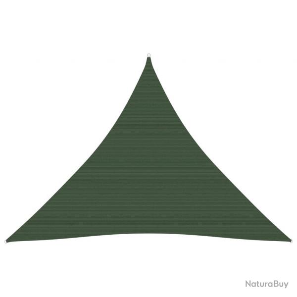 Voile toile d'ombrage parasol 160 g/m PEHD 5 x 5 x 5 m vert fonc 02_0009439