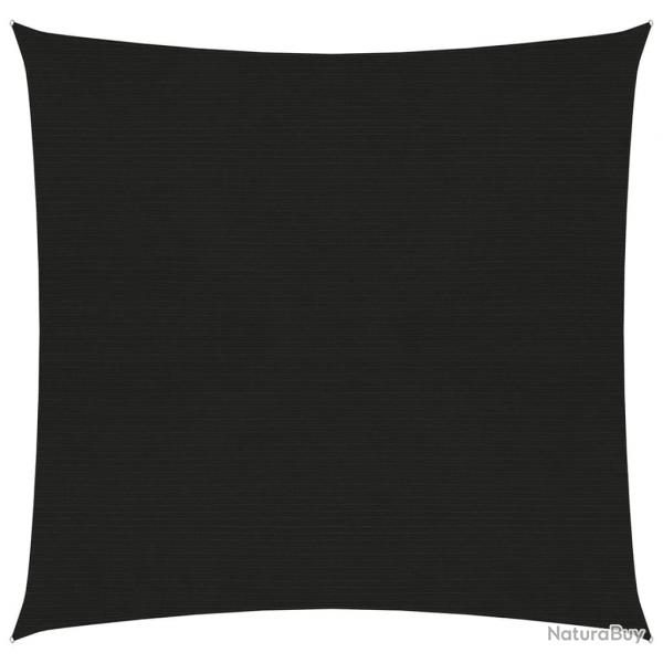 Voile toile d'ombrage parasol 160 g/m PEHD 3 x 3 m noir 02_0009200