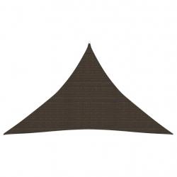 Voile toile d'ombrage parasol 160 g/m² PEHD 4 x 4 x 5,8 m marron 02_0009166
