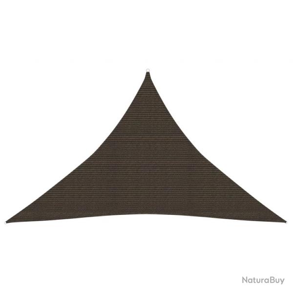 Voile toile d'ombrage parasol 160 g/m PEHD 4 x 4 x 5,8 m marron 02_0009166