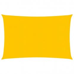 Voile toile d'ombrage parasol 160 g/m² PEHD 2,5 x 4 m jaune 02_0009115