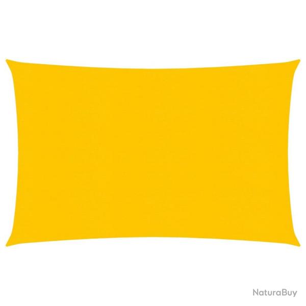 Voile toile d'ombrage parasol 160 g/m PEHD 2,5 x 4 m jaune 02_0009115