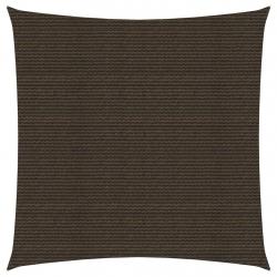 Voile toile d'ombrage parasol 160 g/m² PEHD 4,5 x 4,5 m marron 02_0009160