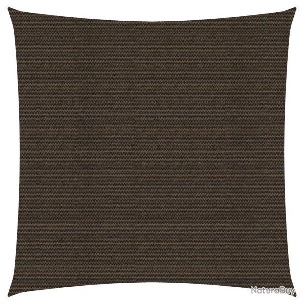 Voile toile d'ombrage parasol 160 g/m PEHD 4,5 x 4,5 m marron 02_0009160