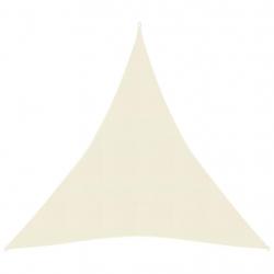 Voile toile d'ombrage parasol 160 g/m² PEHD 4 x 5 x 5 m crème 02_0009097
