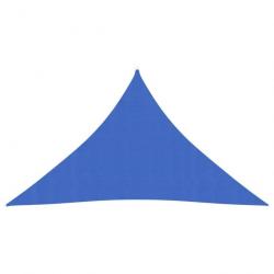 Voile toile d'ombrage parasol 160 g/m² PEHD 3,5 x 3,5 x 4,9 m bleu 02_0009058