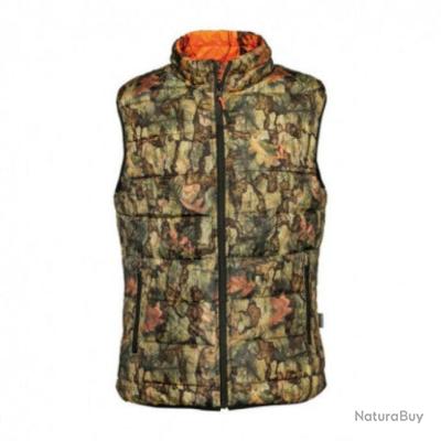 GILET WILD BOAR REPUBLIC PERCUSSION CHASSE OUTDOOR CAMOUFLAGE TRAQUE FLUO PECHE