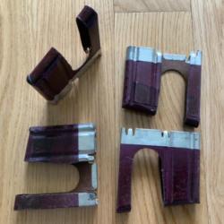 Lot de 4 lames chargeur violet, clips de chargement pour fusil Schmidt Rubin Suisse, G11, K11, K31