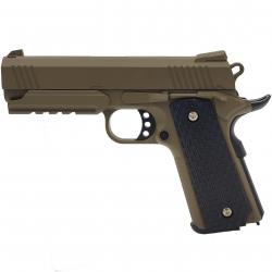 Réplique airsoft style Hi-Capa 4.3 Tan (Galaxy)