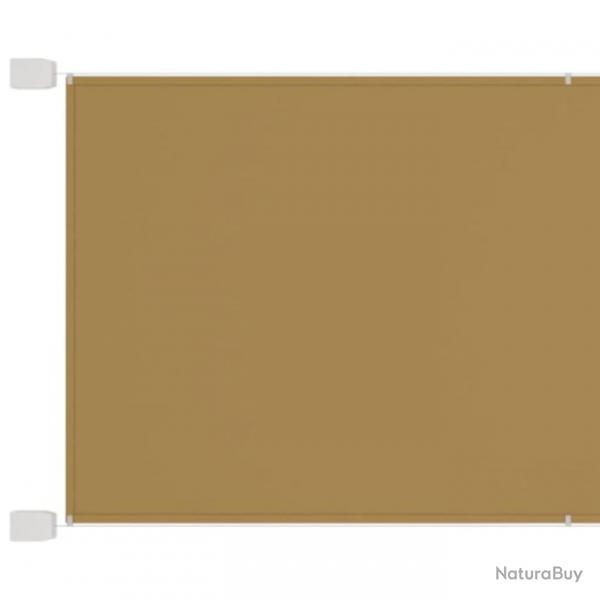 Auvent vertical 140 x 420 cm tissu oxford beige 02_0007528