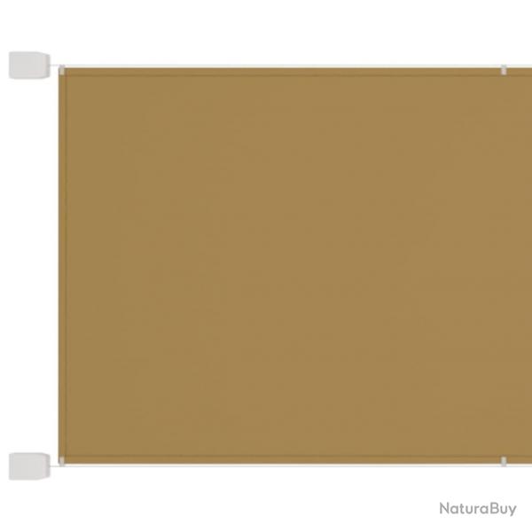 Auvent vertical 140 x 420 cm tissu oxford beige 02_0007528