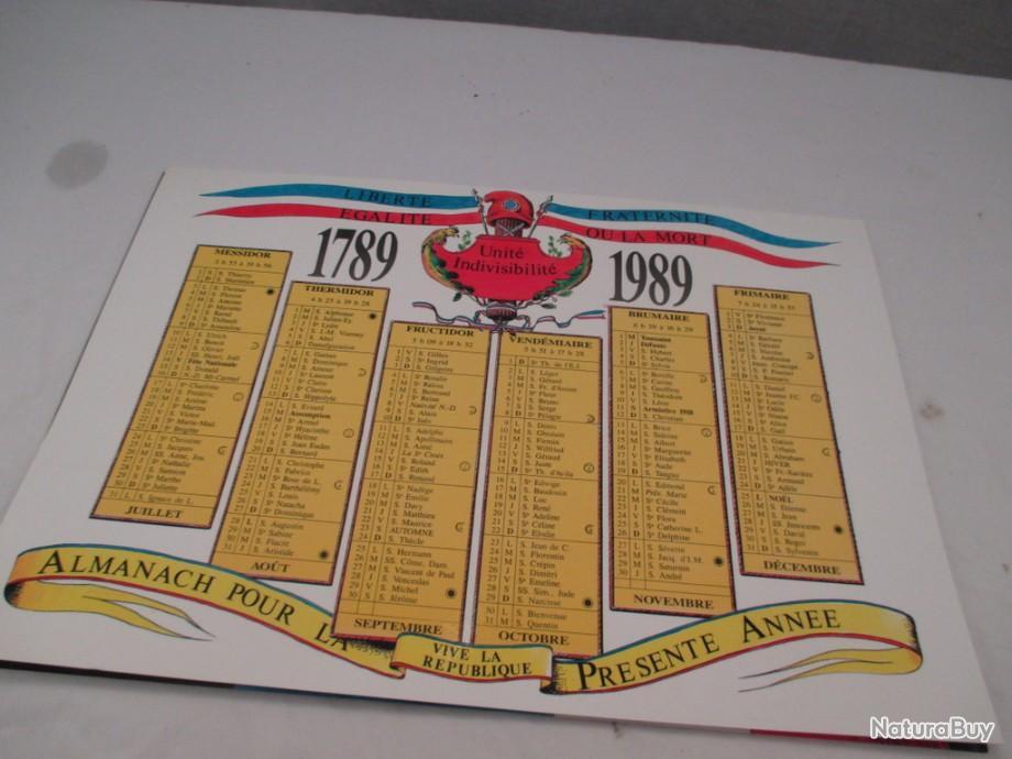Ancien torchon calendrier 1980 bouquet fleurs - Le Grenier de Lisette