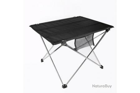 Table Pliante d'Extérieur, Pêche, Pique-nique, Table de camping Ultralégère  Aluminium Grise Moyenne - Tables (10714894)