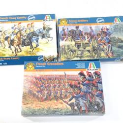 Lot soldats italeri napoleonic wars 1:72 1/72 1 72 French heavy cavalry grenadiers artillery