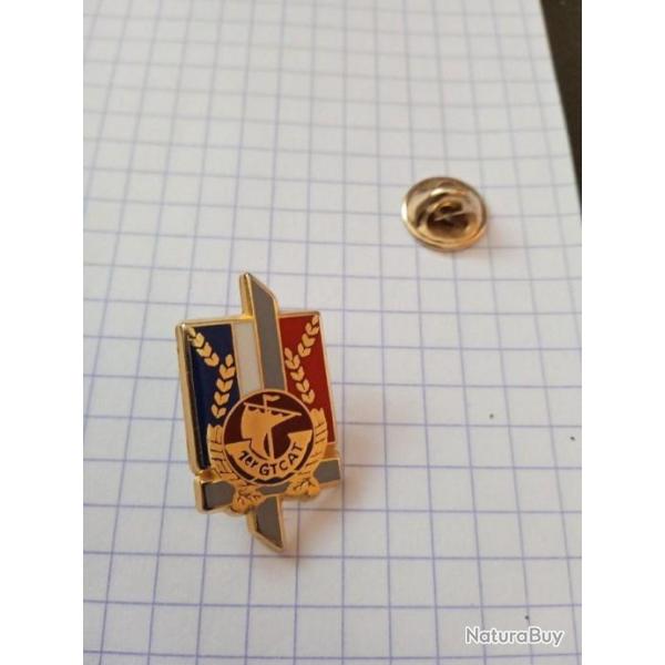 Pin's militaire Groupe Commissariat De L'arme De Terre Zamac Ballard GTCAT Rf 2633b