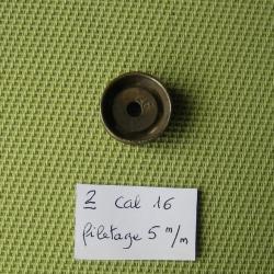 Lissoir  cal  16  No 2  de  sertisseur  manuel  filetage  de  5 mm
