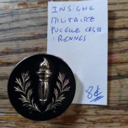 Insigne militaire pucelle CRS 9 Rennes