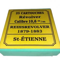 10,6 mm Reichsrevolver: Reproduction boite cartouches (vide) SE 10716895