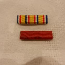 barrettes de rappels de décoration - médailles pompier et légion d'honneur
