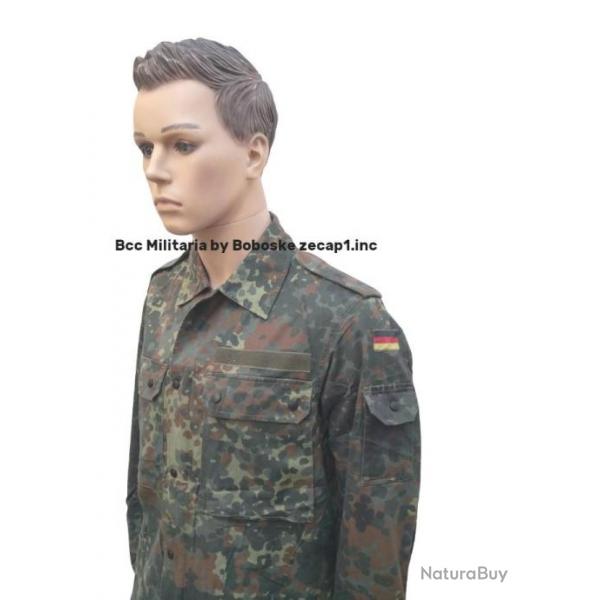 Veste lgre manche longue camouflage flecktarn de la Bundeswehr - Taille L