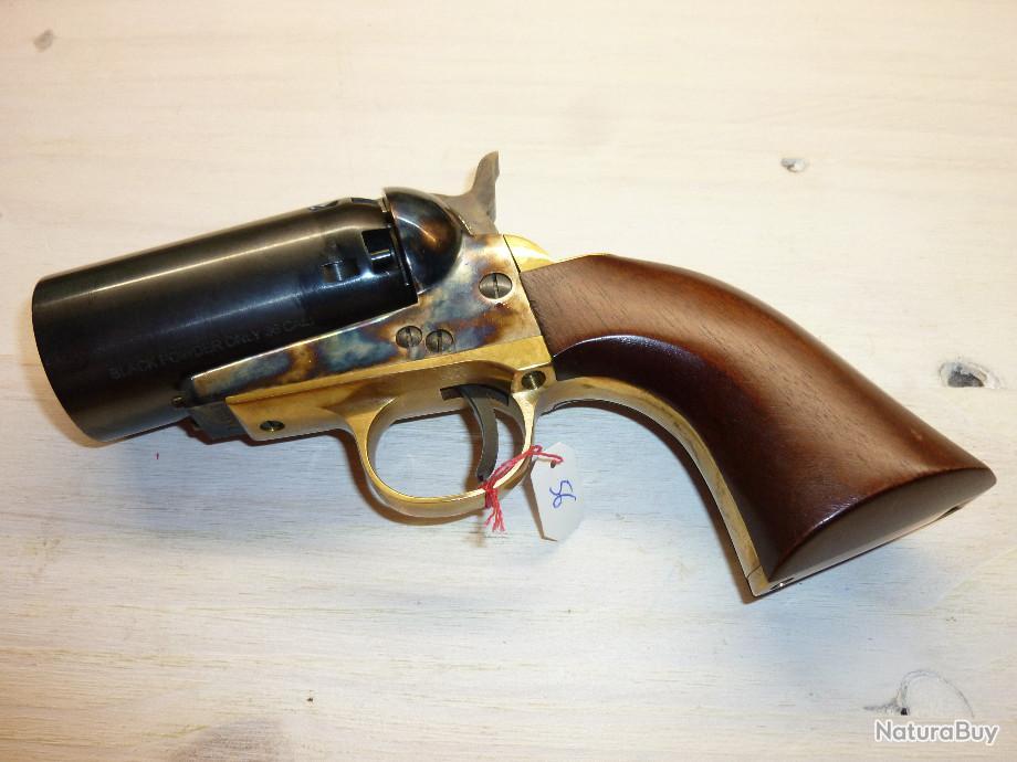 Revolver poudre noire PIETTA 1851 navy yank pepperbox cal.36 (YAN36PP)