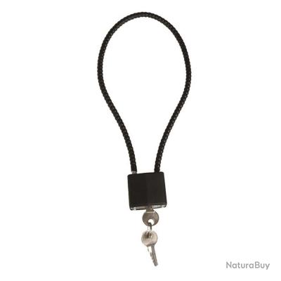 Commando Lock Câble antivol en acier – 2 cadenas de qualité militaire, à clés identiques, câble antivol
