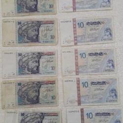 billets de 10 dinars