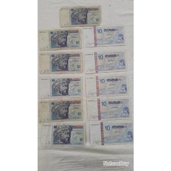 billets de 10 dinars