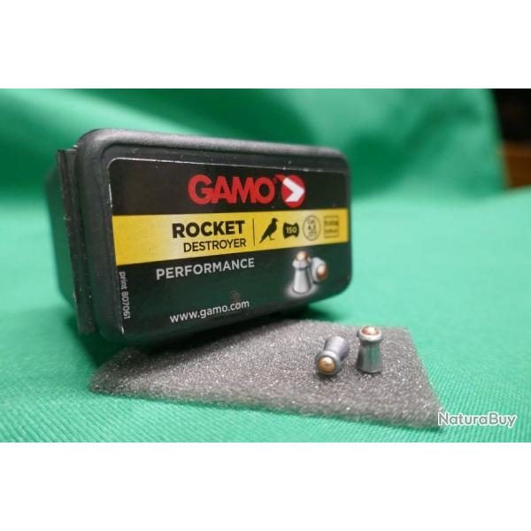 150 plombs ROCKET DESTROYER en 4.5 mm de GAMO