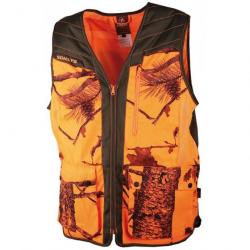 Gilet de chasse camouflage orange SOMLYS