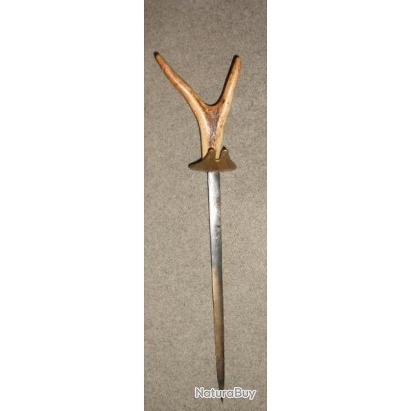 ancienne dague de chasse venerie hallali