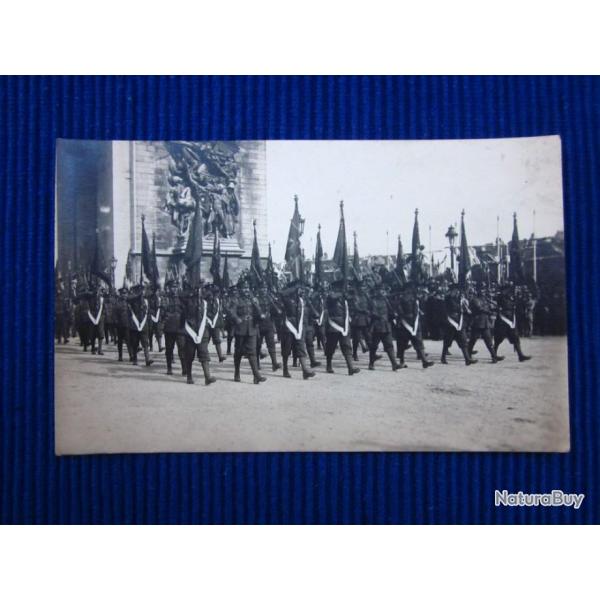 Carte postale - Les ftes de la victoire - 14 juillet 1919 - Les Drapeaux Anglais