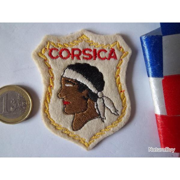 cusson vintage collection insigne tissu Corse Corsica