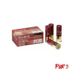 Munitions de chasse FOB Rubis - Cal.12/67 - Par 10 Par 5 6