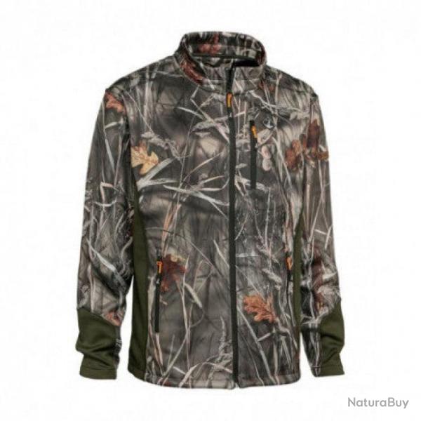 Sweatshirt zipp Percussion Forest Ghost Camo Wet