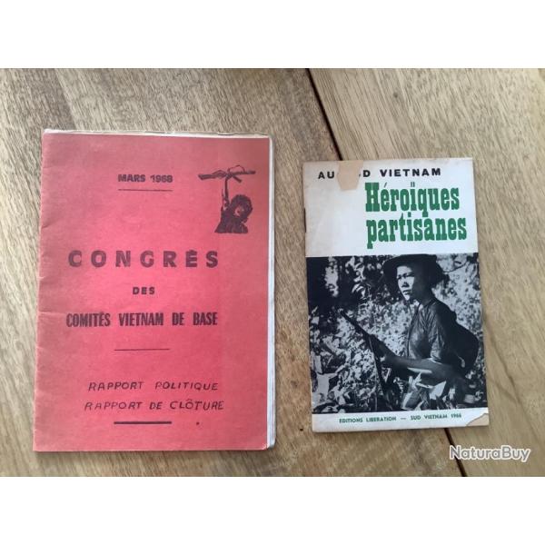 fascicules propagande  guerre vietnam mouvement etudiant comite partisan