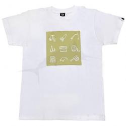 T Shirt Daiwa Fishing Tackle Blanc