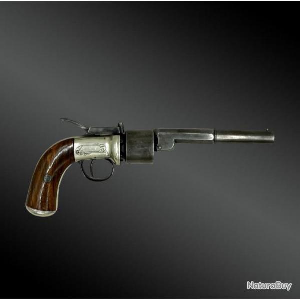 Revolver  systme T.K. Baker Modele 1852 - Londres, Royaume-Uni - XIXme sicle
