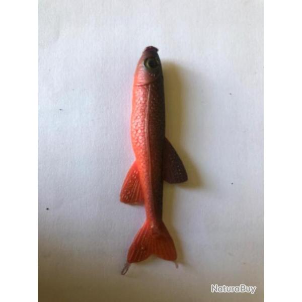 1 leurre mino rouge n2 6 cm nu Mepps peche rivire carnassier