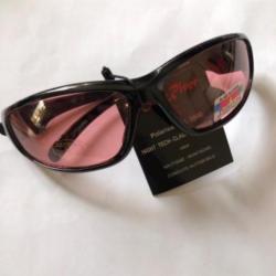 1 paire de lunettes solaires surfrider  rose peche truite