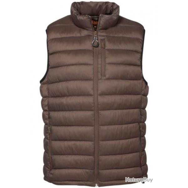 Gilet matelass Trekking marron PERCUSSION