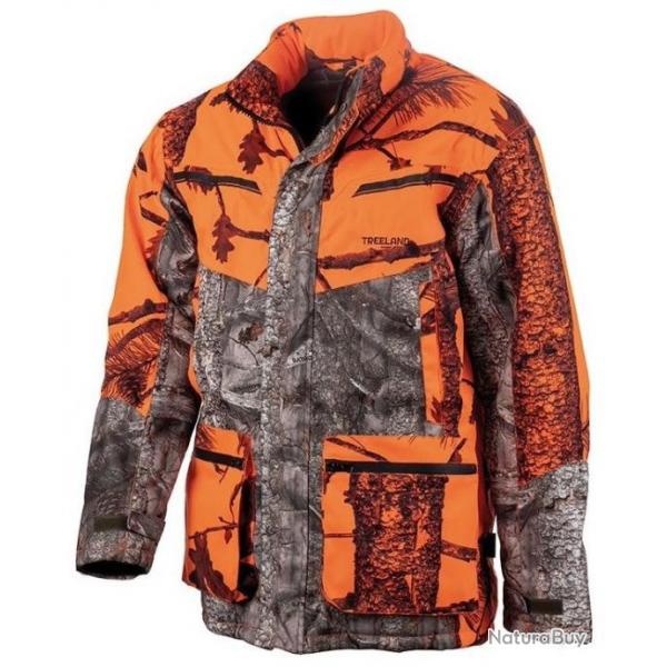 Veste de poste chaude camo orange TREELAND