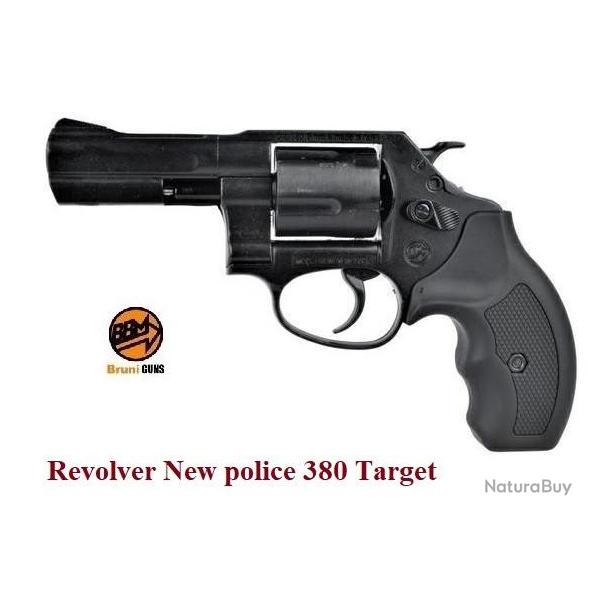 Revolver New police  380 target  BRONZE   blanc uniquement